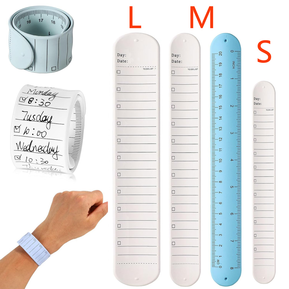 Silicone Band Replacement - Silicone Wrist Notepad Slap Bracelet Reusable