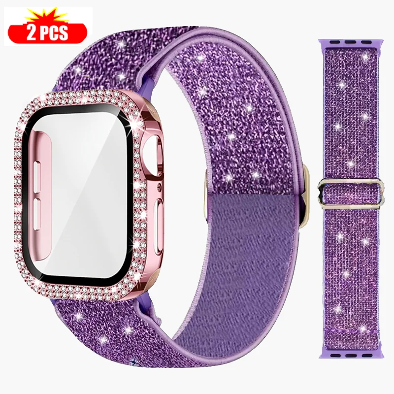 Smartwatch Band Accessories - Band+Case for Apple Watch 45mm 41mm