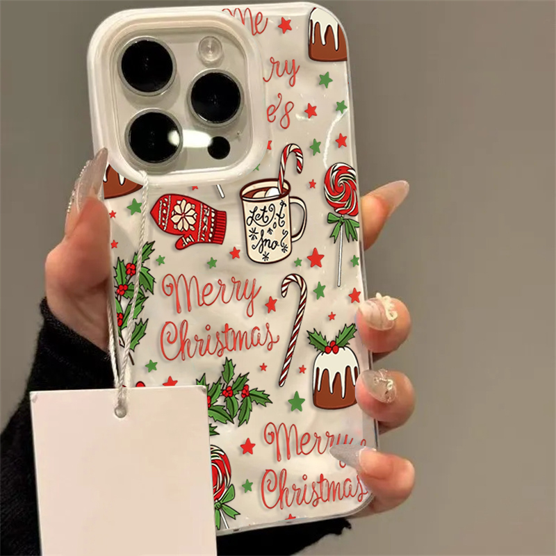 Apple Iphone 16 - Cute Festive Christmas Pattern Phone Case