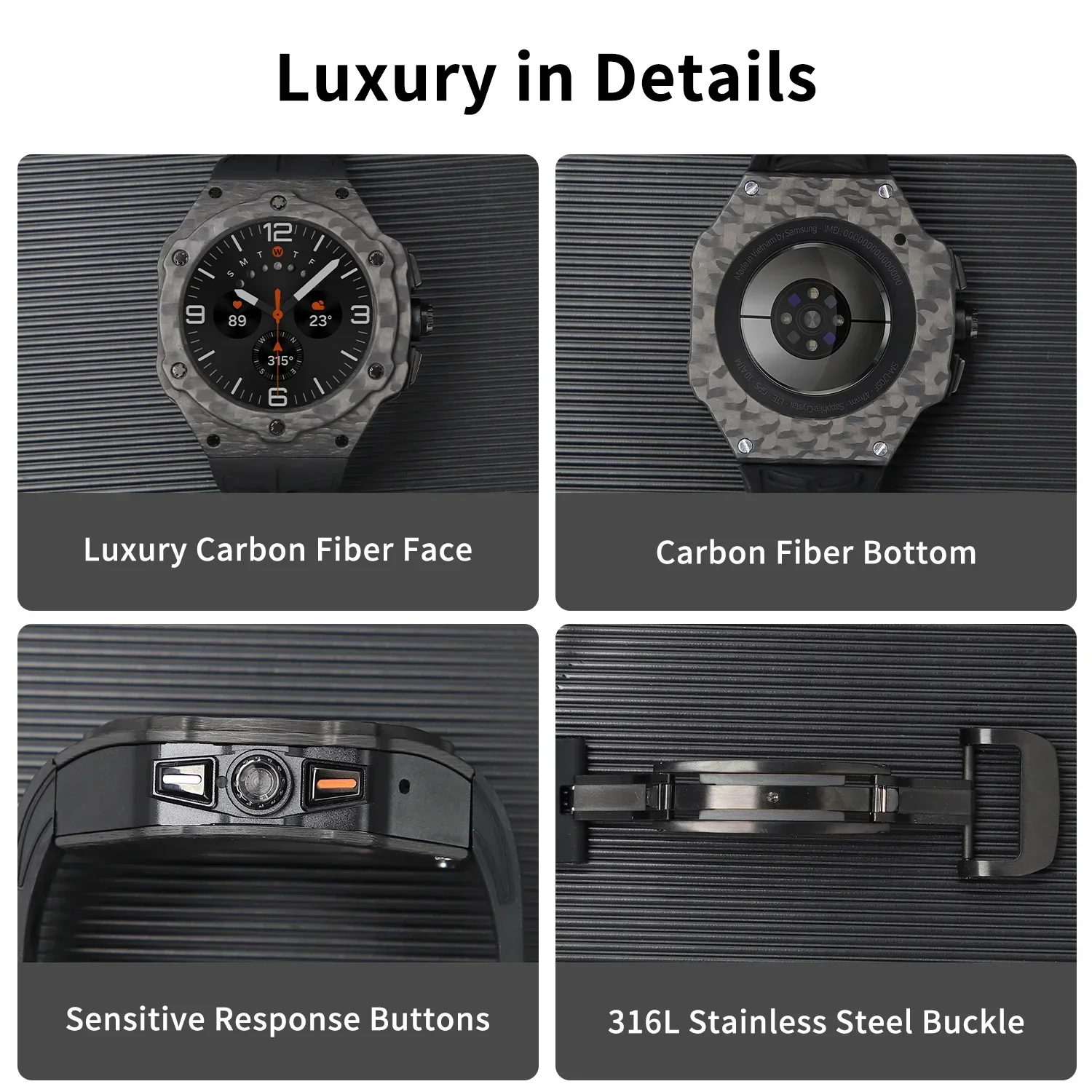 Luxury Modification Kit for Sa - đánh giá và giá Samsung Smartwatch Ultra Accessories