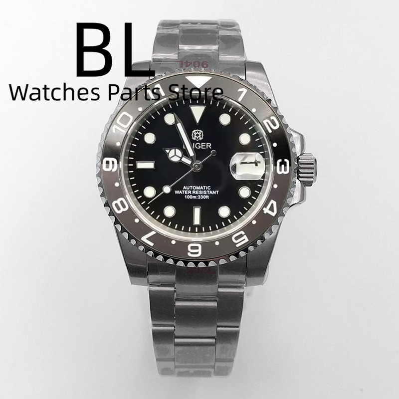 BLIGER 40mm Men's Watch NH35 A - đánh giá và giá Ceramic Link Bracelet