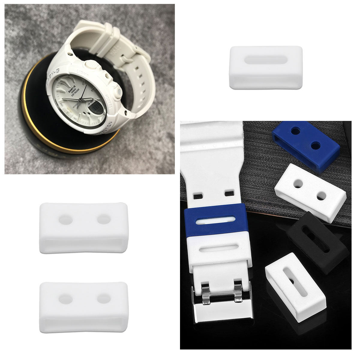 3Pcs Silicone Watch Band Loops - đánh giá và giá Silicone Band Replacement