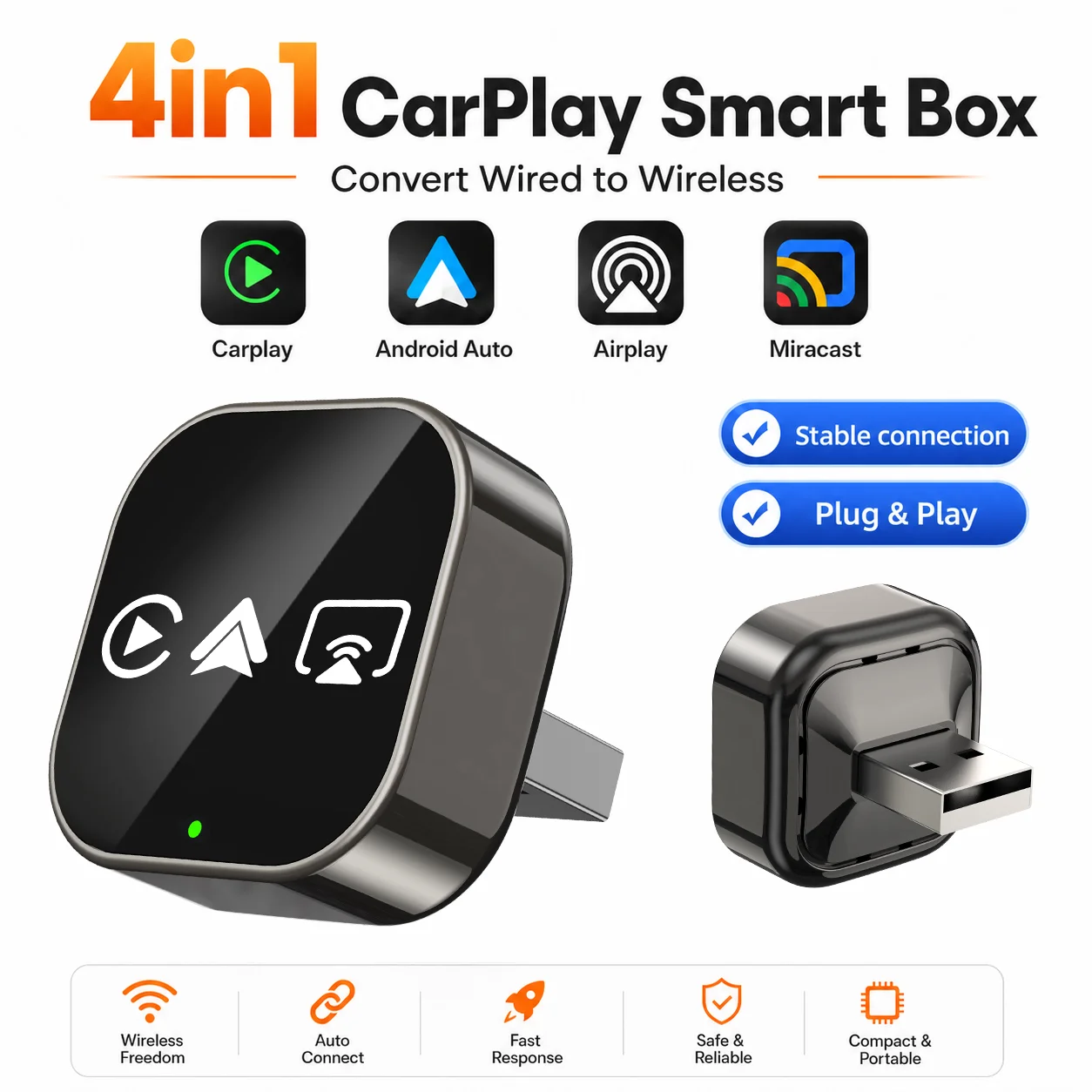 CarRocket Wireless Carplay Sma - đánh giá và giá Smartwatch Universal