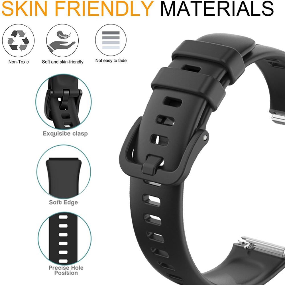 Soft Silicone Strap for Huawei - đánh giá và giá Silicone Band Replacement