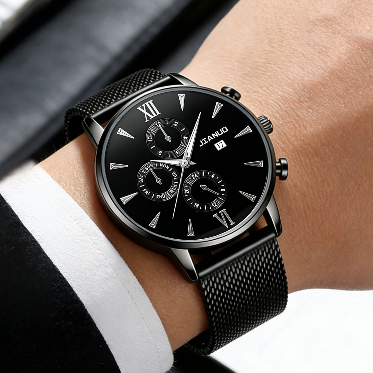 Trendy Casual Men's Milan Mesh - đánh giá và giá Stainless Mesh Band