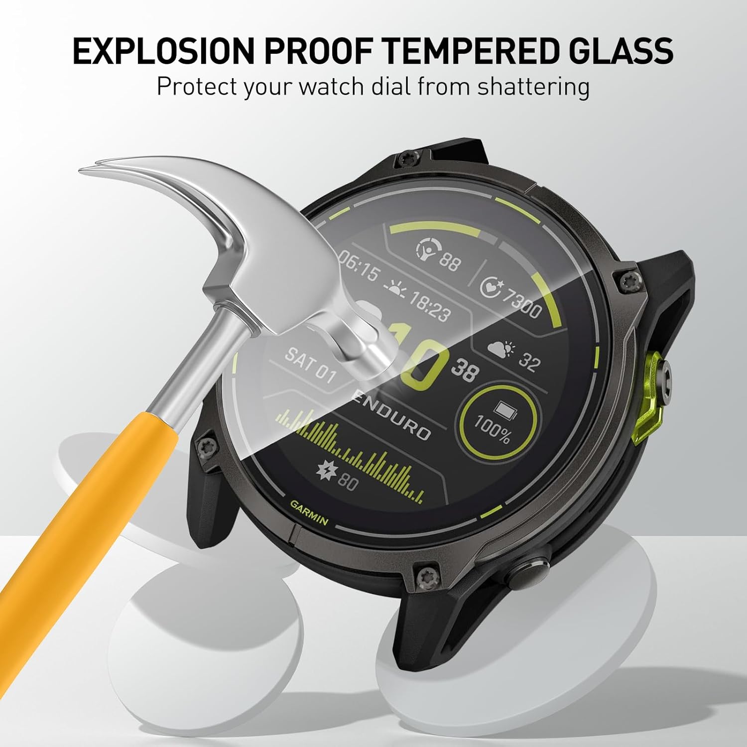 Tempered Glass Films For Garmi - đánh giá và giá Garmin Smartwatch Accessories