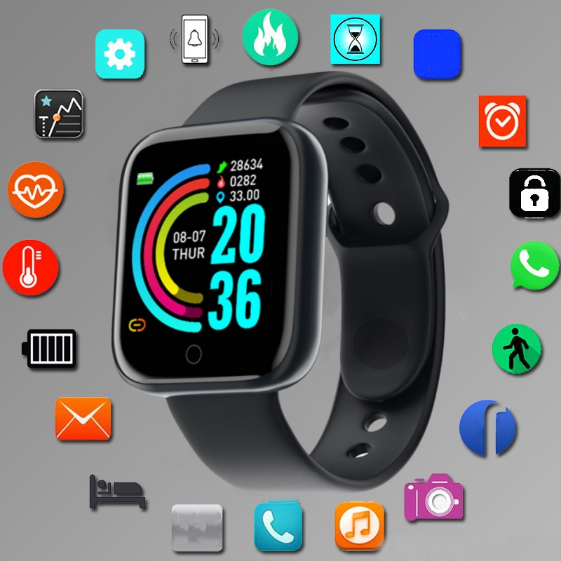 Smart Watch For Men Women Spor - đánh giá và giá Silicone Band Replacement