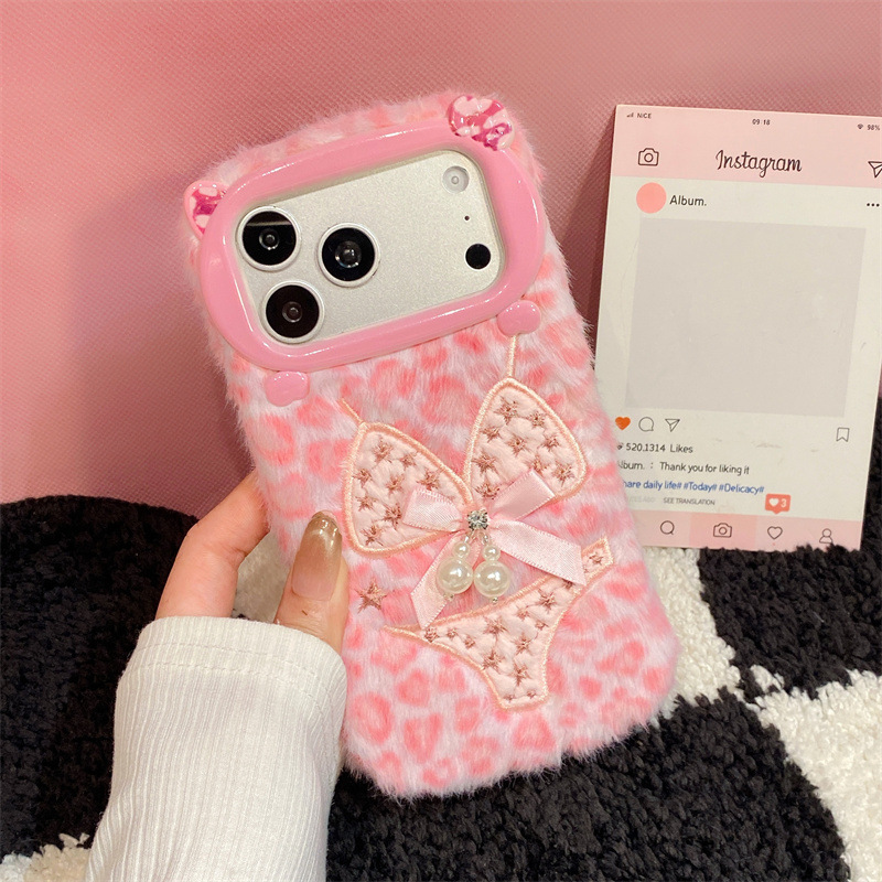 Pearl Bikini Design Plush Case - đánh giá và giá Apple Iphone 16