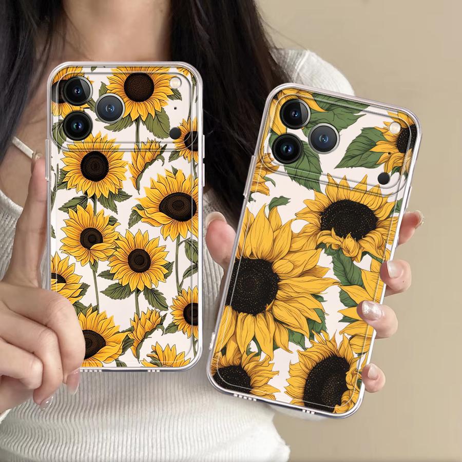 Cute Sunflower Pattern Case fo - đánh giá và giá Apple Iphone 16