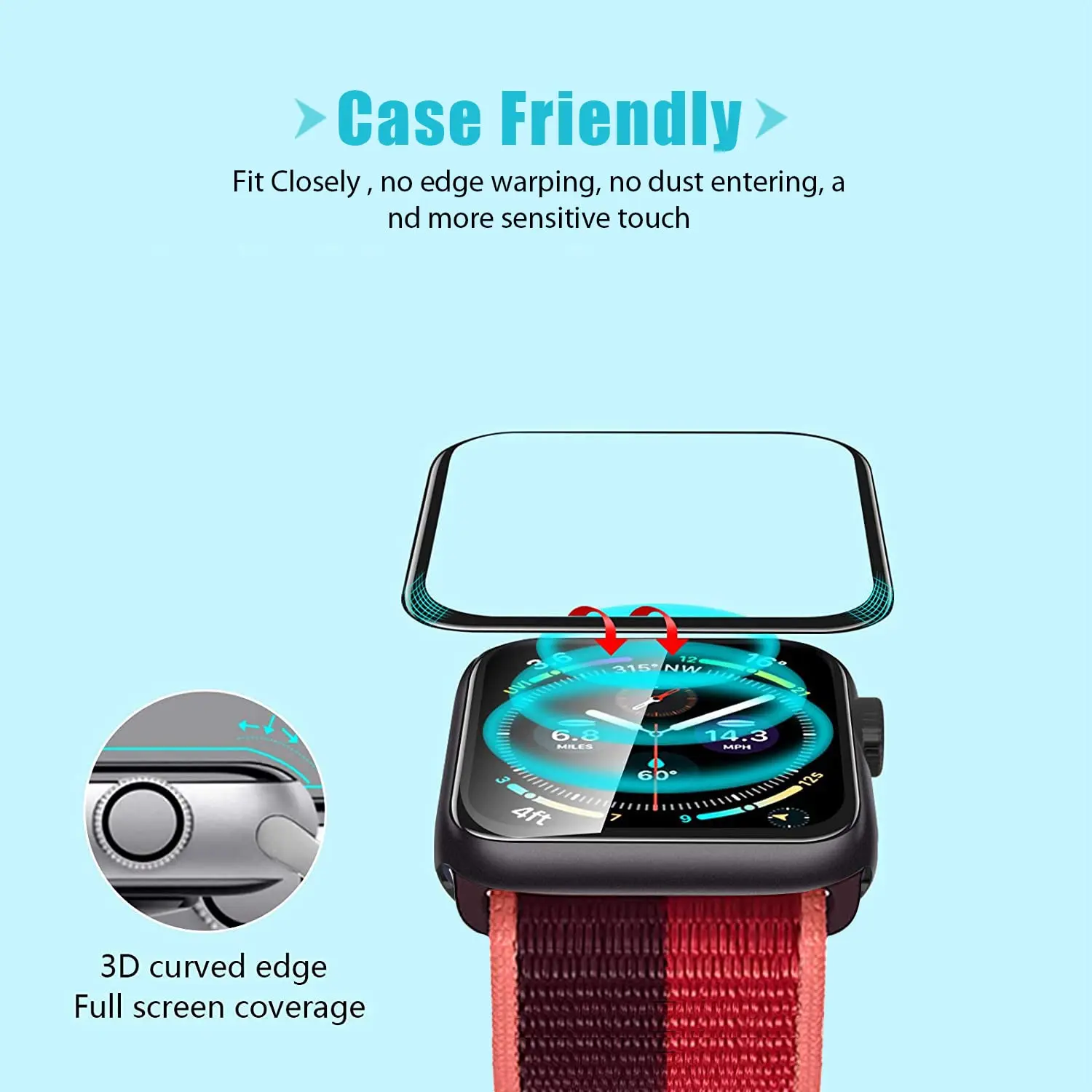 Screen Protector 3D Tempered F - đánh giá và giá Smartwatch Icon