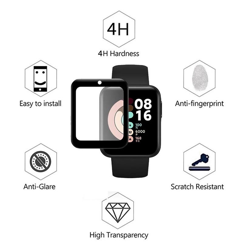 2 Pcs Tempered Glass for Redmi - đánh giá và giá Xiaomi Smartwatch Accessories