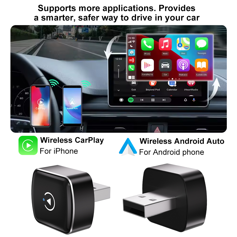 Car Play 2in1 Wireless CarPlay - đánh giá và giá Smartwatch Universal