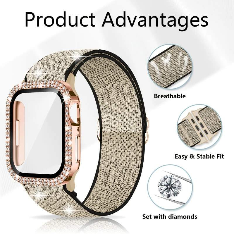 Band+Case for Apple Watch 45mm - đánh giá và giá Smartwatch Band Accessories