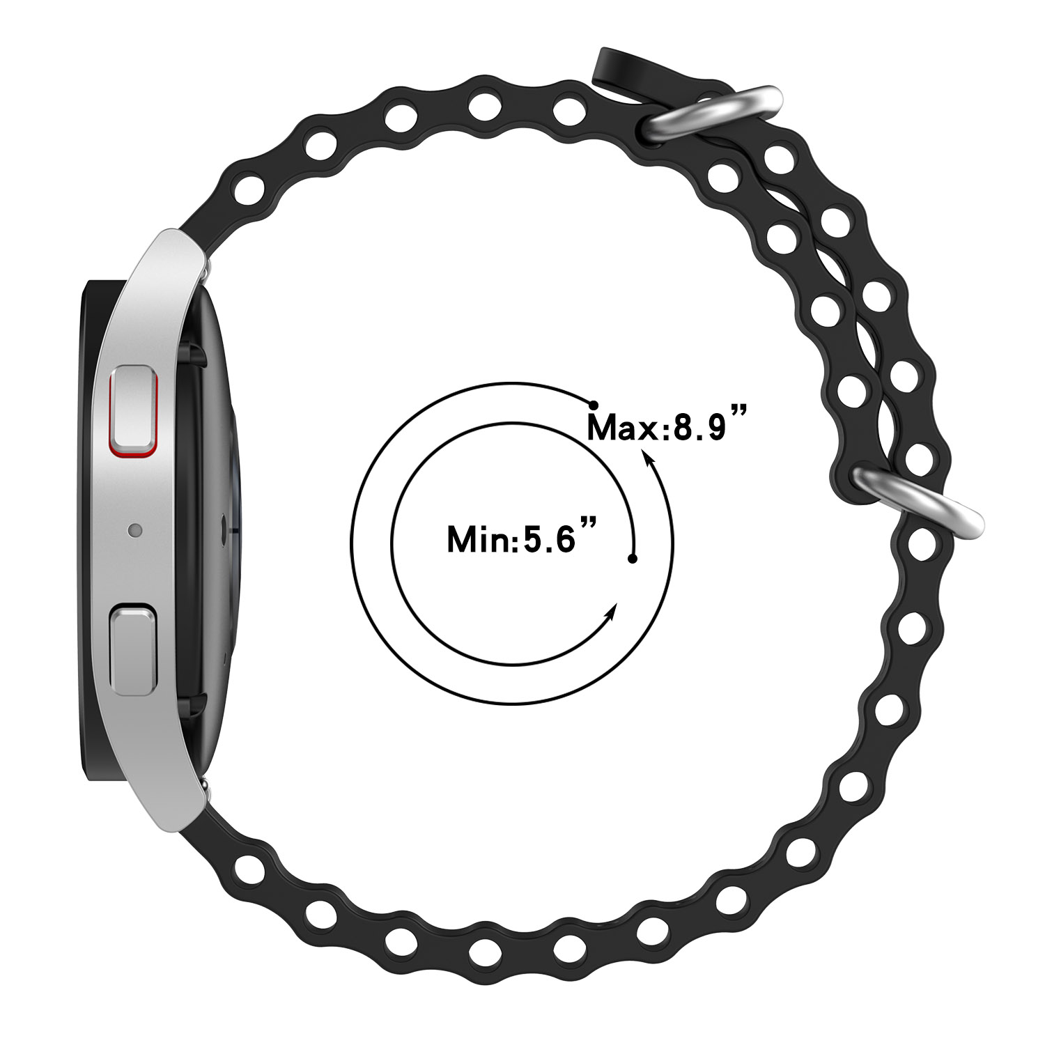 22mm Ocean Strap For OnePlus W - đánh giá và giá Smartwatch X2
