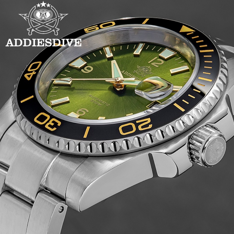ADDIESDIVE AD2085 Man Diving W - đánh giá và giá Ceramic Link Bracelet