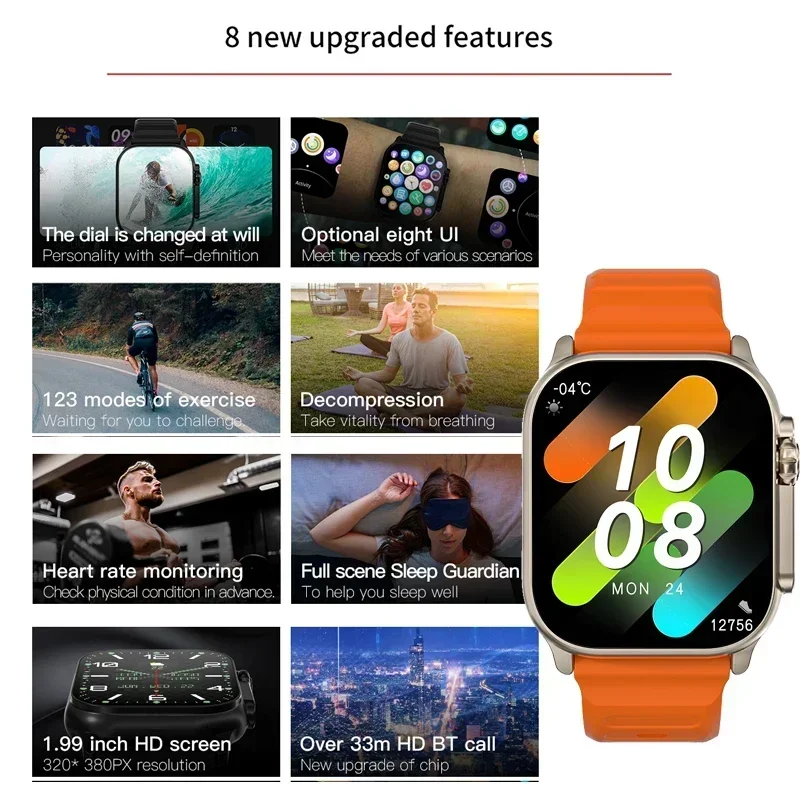 New Series 9 Watch PK HK8 PRO  - đánh giá và giá Smartwatch Nexus