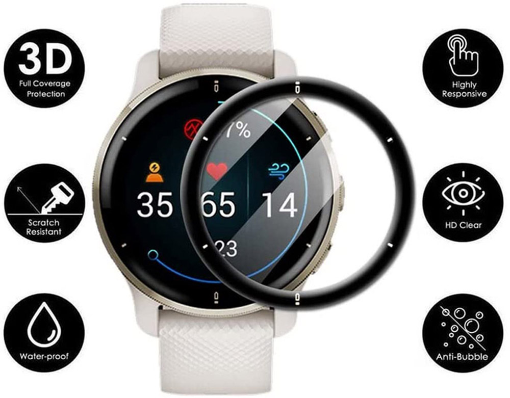 3D Cạnh Cong Bảo Vệ Cho Garmin - đánh giá và giá Garmin Smartwatch Accessories