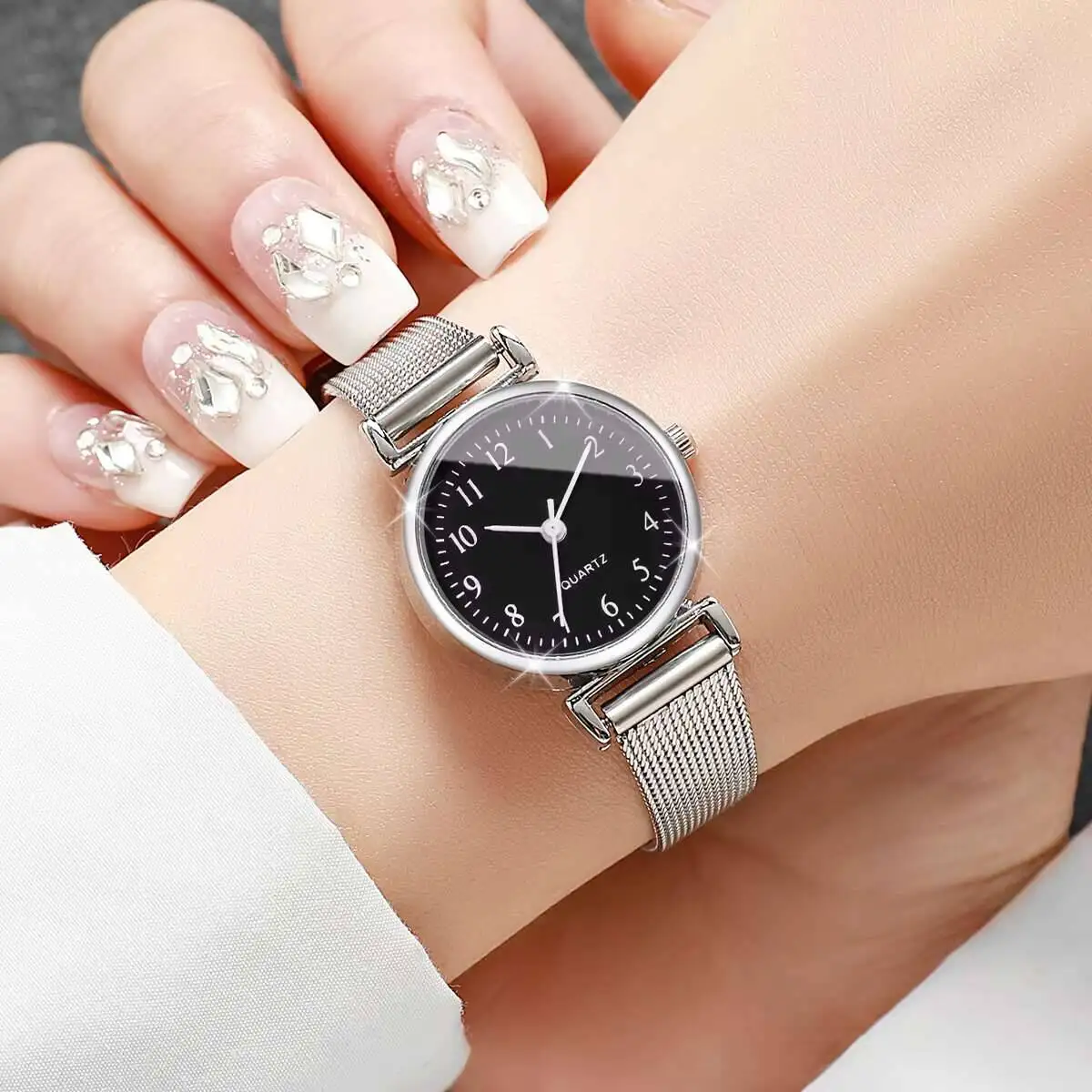 1/2PCS Fashion Women Watches S - đánh giá và giá Stainless Mesh Band