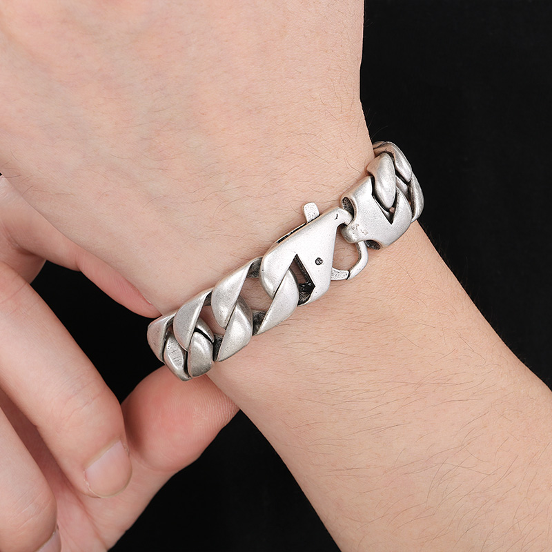 KALEN Vintage Stainless Steel  - đánh giá và giá Ceramic Link Bracelet