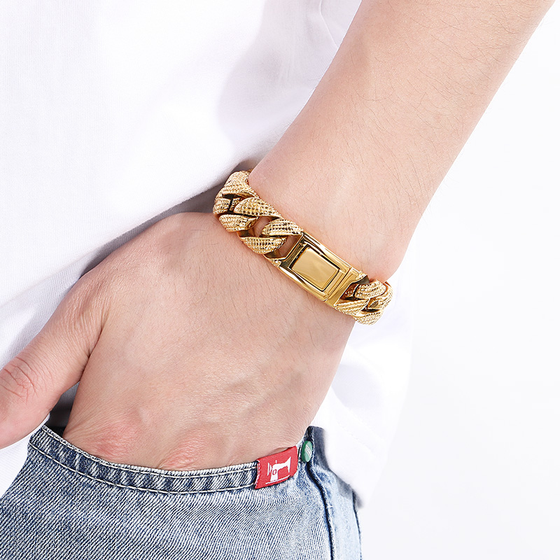 Kalen 19-21cm Long Stainless S - đánh giá và giá Ceramic Link Bracelet