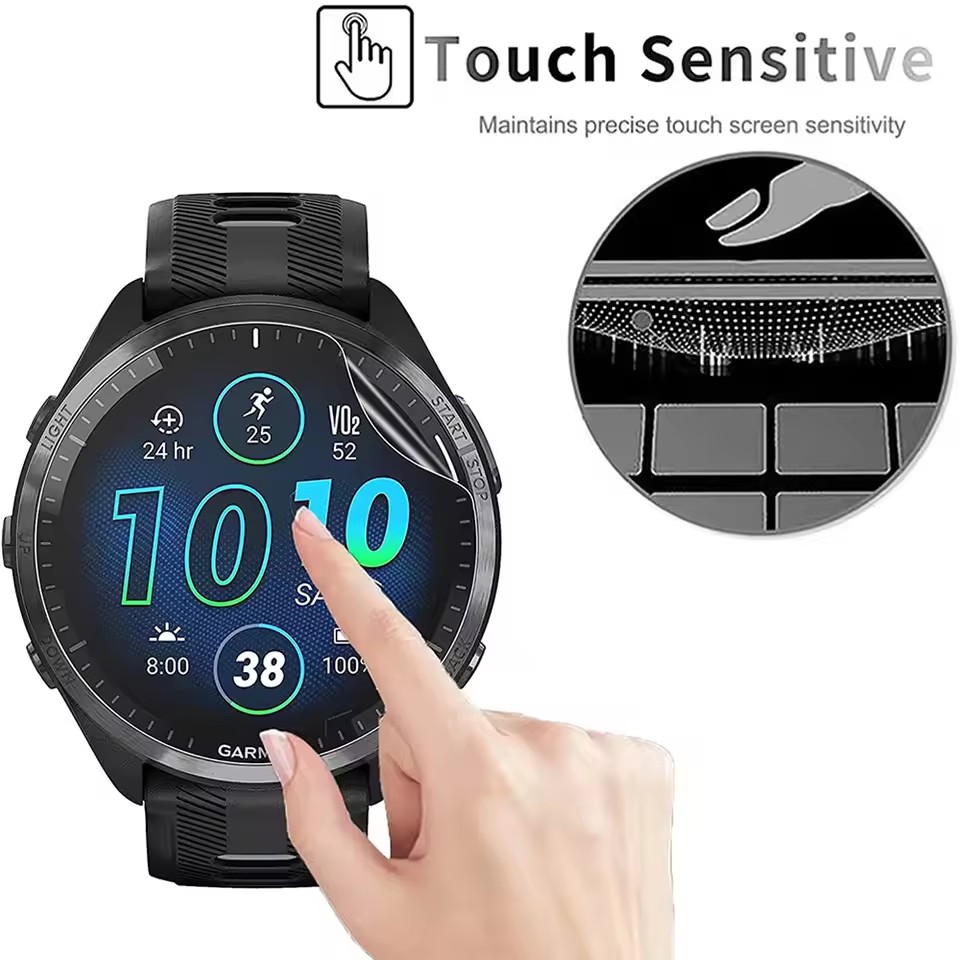 3Pcs Soft HD Hydrogel Protecti - đánh giá và giá Garmin Smartwatch Accessories