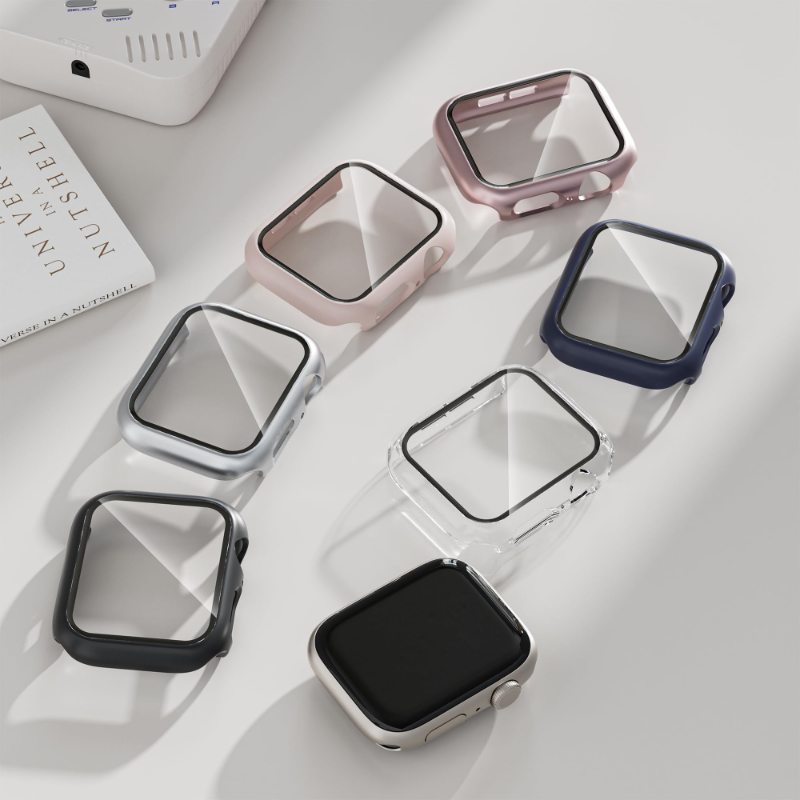 2PCS Tempered Glass+Case For A - đánh giá và giá Smartwatch Band Accessories