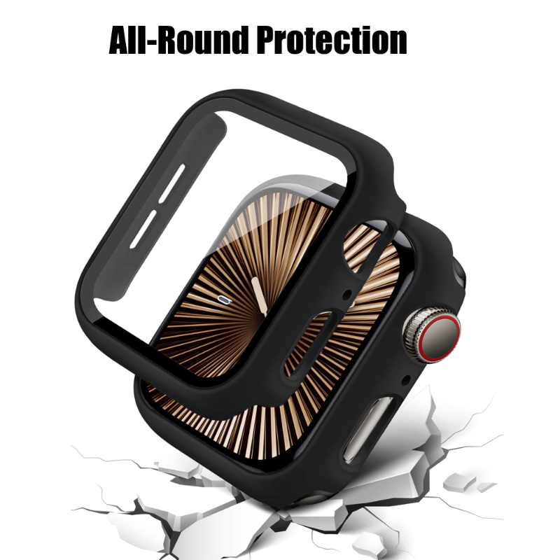 2PCS Tempered Glass+Case For A - đánh giá và giá Smartwatch Band Accessories