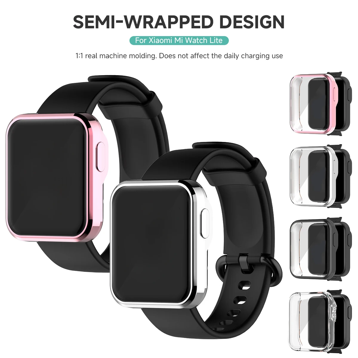Case for Xiaomi Mi Watch Lite  - đánh giá và giá Xiaomi Smartwatch Accessories
