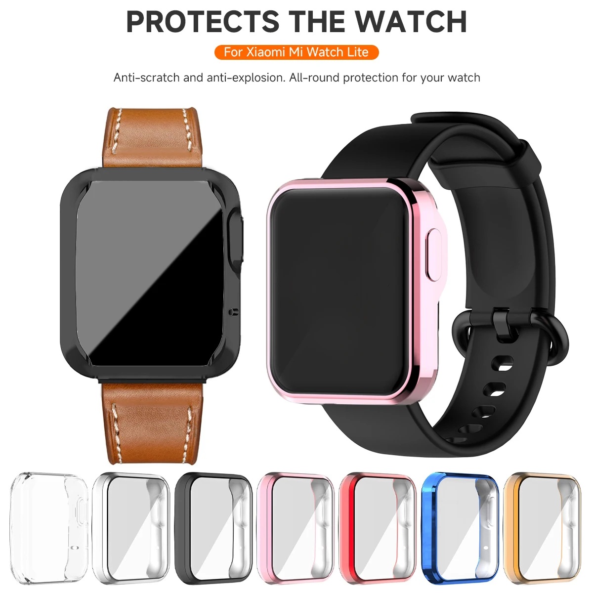 Case for Xiaomi Mi Watch Lite  - đánh giá và giá Xiaomi Smartwatch Accessories