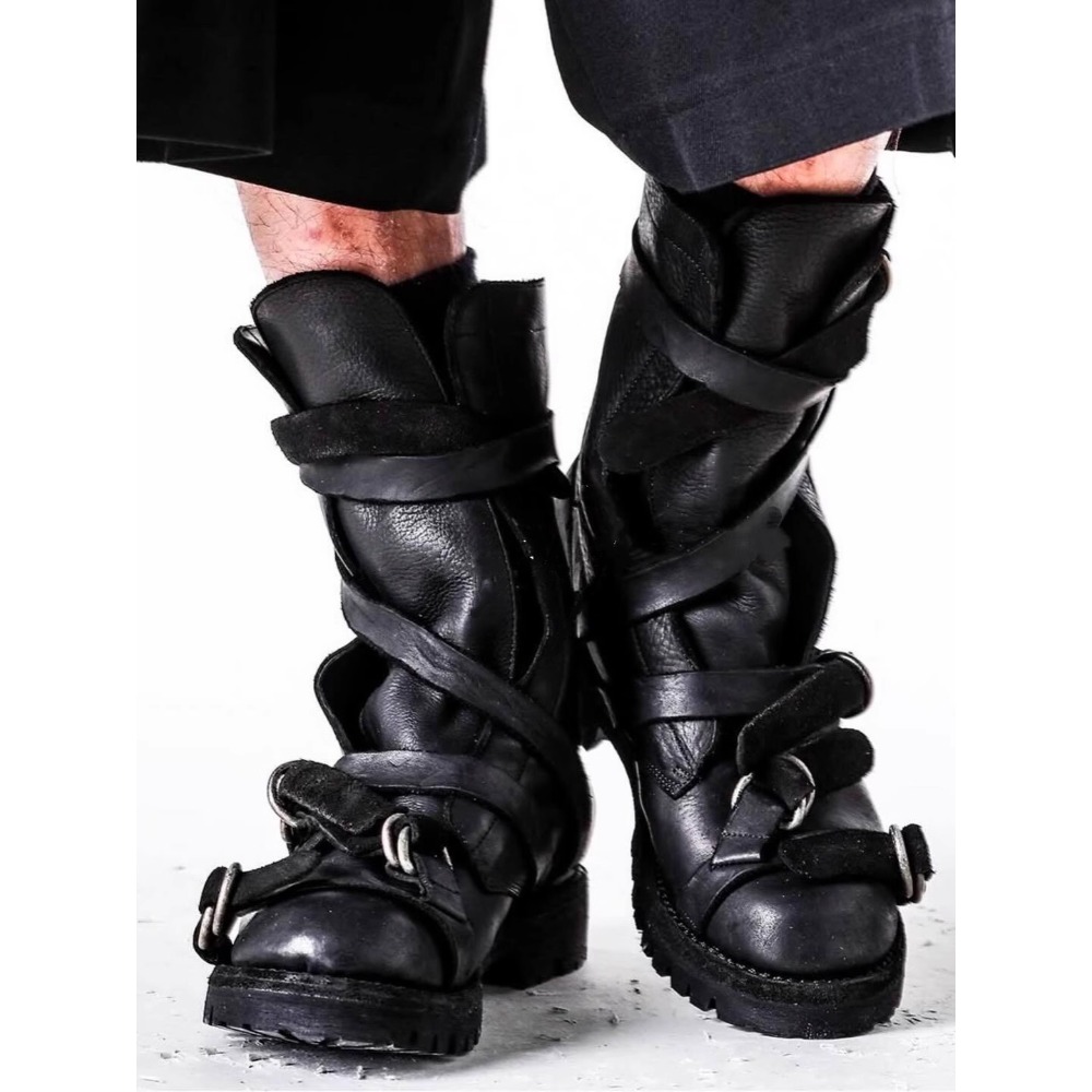 Men's Leather Motorcycle Boots - đánh giá và giá Leather Classic Strap