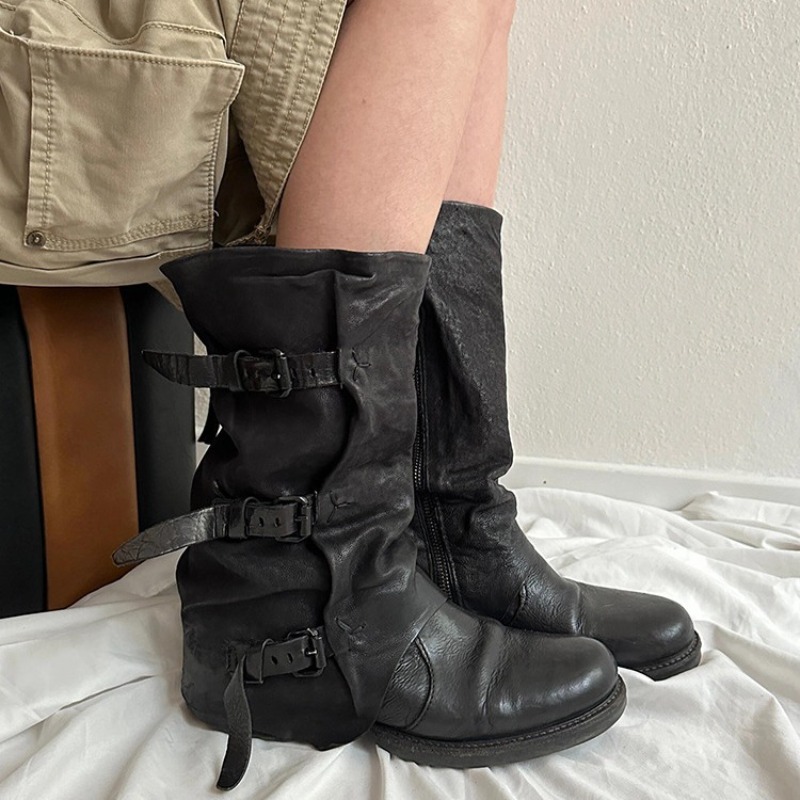 Classic Women Shoes Retro Luxu - đánh giá và giá Leather Classic Strap